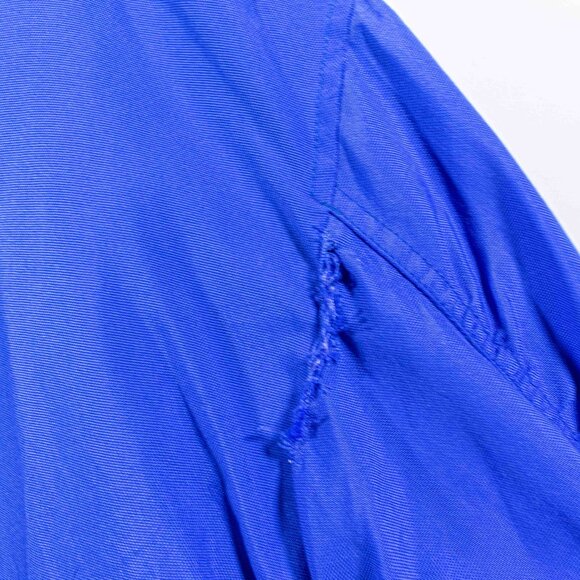 Polo Ralph Lauren Hi Tech Fleece Lined Bomber Jacket Puffer XL VTG 90s *damage* - Picture 10 of 15